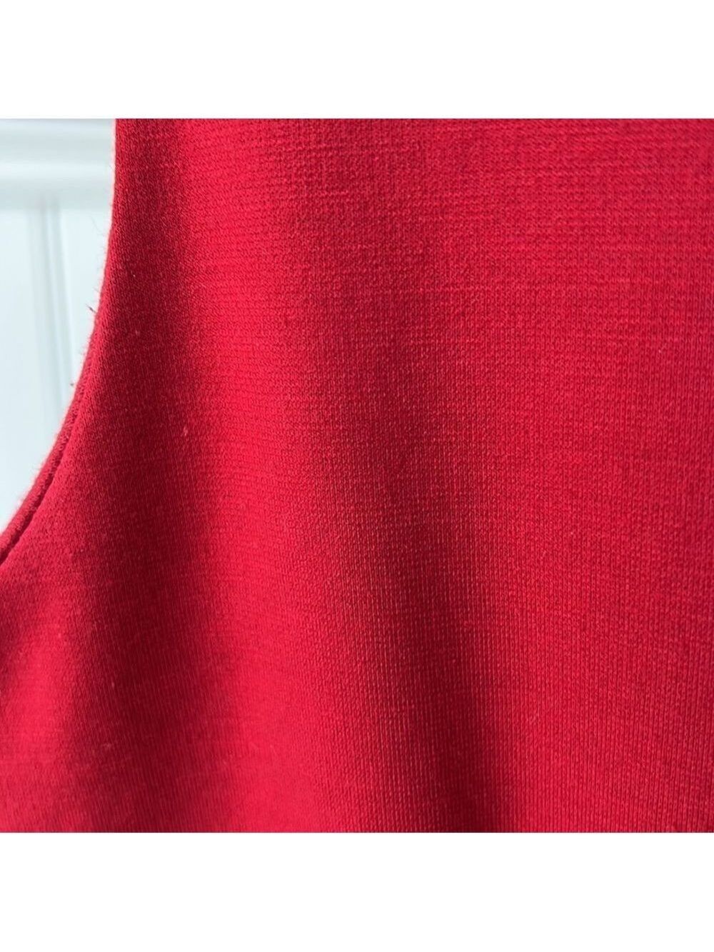 ALFRED SUNG Red Sheath Dress Size Small - Picture 9 of 10